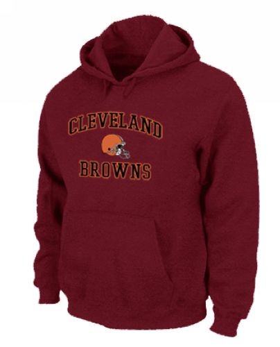 NFL Men's Nike Cleveland Browns Heart & Soul Pullover Hoodie - Red